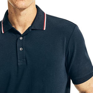 Camiseta Polo Personalizada para Hombre con Cuello con Ribete Blanco, Manga Corta, Ropa Casual OEM - Product Image 3