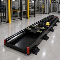 Unité de transfert d'axe 7 XJ Robot à rail de sol motorisée par servo, 3kW 380V, pour l'automatisation de la palettisation