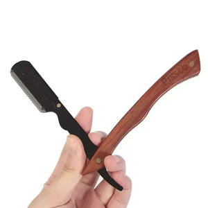 Navajas de afeitar de alta calidad para salón, navaja de barbero de filo recto fabricada por Pissco Pakistán - Product Image 1