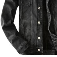 Ensemble Jean Denim Homme Kivotech Personnalisé 100% Haute Qualité : Veste et Pantalon Jean Lavé et Teint (2 Pièces)