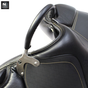 Sillín de caballo hecho en cuero genuino, alta calidad, para carreras - Product Image 3