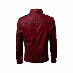 Streetwear de haute qualité Blouson aviateur en cuir de mouton OEM Fabricant de blouson en cuir professionnel personnalisé - Product Image 2