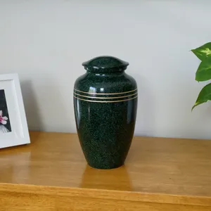 Urnas de cremación de tamaño personalizado de primera calidad urnas de aluminio sólido de forma redonda de diseño atractivo para la venta caliente - Product Image 4