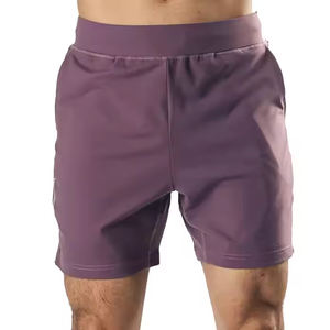 กางเกงขาสั้นผู้ชายแห้งเร็วระบายอากาศน้ำหนักเบาสวมใส่สบายสำหรับฝึกซ้อมยิมวิ่งฟิตเนสกีฬาโลโก้ตามสั่ง - Product Image 1