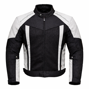 Chaqueta de Motocicleta Cordura con Certificación CE, Bolsillos para Armadura, Forro de Malla Transpirable, Impermeable, Ignífuga, Personalizable - Product Image 4