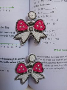 Boucles d'oreilles perlées ethniques de meilleure qualité avec design tribal Bijoux traditionnels faits à la main pour les mariages par glowin fashion - Product Image 4