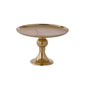 Wholesale Elegant High-Footed Silver <b>Plate</b> Cake <b>Display</b> <b>Stand</b> Professional Grade Dessert Server for Hotel & Catering Cake <b>Stand</b> - Product Image 3