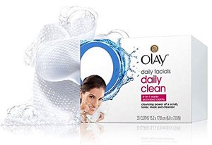 Olay 2-en-1 Paños faciales diarios normales, 33-Count (paquete de 2) - Product Image 3