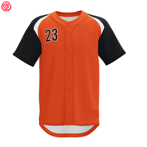 Maillot de baseball à boutons complets Meilleur design Léger Impression de logo personnalisé Vêtements de sport Prix bon marché et bon matériel - Product Image 4