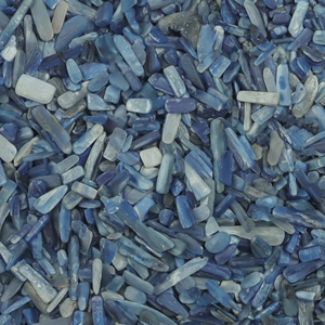 Vente en gros de puces de kynite bleue pierre naturelle lapidaire décorative pour la fabrication de bijoux approvisionnement en vrac Chine - Product Image 3