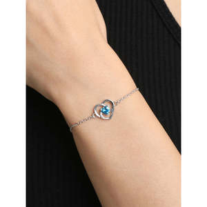 Compre una Pulsera de Plata 925 para Cada Momento, en Cualquier Momento del Día! Anillo de Oro de 14K con Forma de Corazón, Esmeralda, Diamante, Perla, Rubí, Oro Rodio, Oro Rosa - Product Image 4