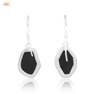Dernières boucles d'oreilles goutte et pendantes en obsidienne noire belle fête porter oreille fil femmes boucles d'oreilles bijoux faits à la main pour elle - Product Image 4