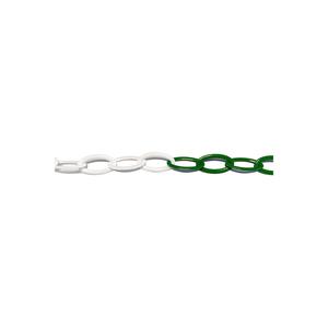 Chaîne Plastique 6mm Vert-Blanc 25m TR - Product Image 2