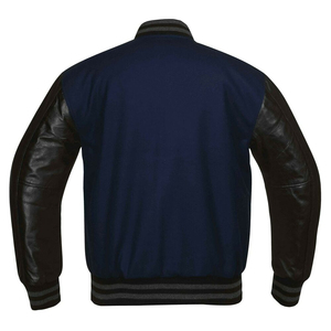 Veste universitaire en laine verte avec logo brodé personnalisé de haute qualité fabriquée au Pakistan 2025 - Product Image 2