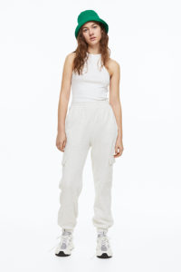 Pantalones Deportivos de Invierno Personalizados, Gruesos, Formales, de Lana, Resistentes al Viento, Ecológicos, Estilo Cargo, Holgados, de Felpa Francesa para Mujer - Product Image 2