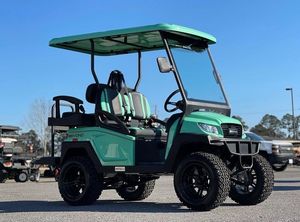Carrito de Golf Eléctrico de 4 Plazas Butterflly Verde Menta con Detalles Negros y Neumáticos Todoterreno - Product Image 4