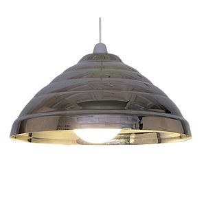 Luxury Design Metal Iron Pendant Lamp Ribbed Design Dome Style Hotel Restaurant Decoration Hanging Pendant <b>Light</b> - Product Image 1