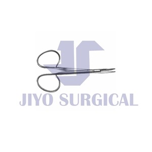 Tijeras de disección fina Kaye, tijeras de cinta Manual, elevador de tijera facial Kaye, vástago plano curvo, instrumento de microcirugía dentada - Product Image 4