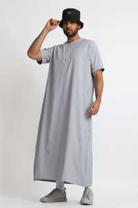 Vêtements islamiques, robe musulmane, thobe pour hommes, collection Eid 2024, vente en gros, jubbah, thobes pour hommes de haute qualité à bas prix - Product Image 3