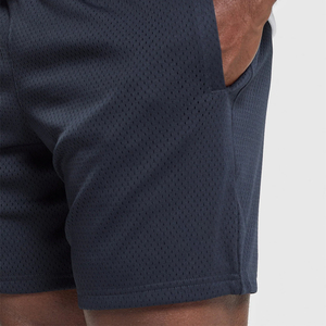 กางเกงขาสั้นเล่นฟิตเนสสำหรับผู้ชายมีซิปกระเป๋าลำลองผ้าโพลีเอสเตอร์สำหรับออกกำลังกายวิ่งออกกำลังกาย - Product Image 4