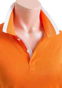 เสื้อยืดกอล์ฟผู้หญิงไซส์ใหญ่ ผ้าทอเนื้อผ้าฝ้าย 100% ระบายอากาศ แห้งเร็ว แขนครึ่งตัว ลายเรียบ พิมพ์ลายดิจิทัล - Product Image 2