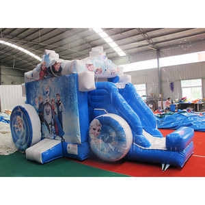Castillo Inflable Comercial con Tobogán, Temática de Princesa, Brincolín Inflable para Fiestas Infantiles, Casa de Brinco Interior y Exterior - Product Image 4