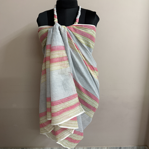 Pañuelo Cuadrado de Algodón Hecho a Mano para Mujer, Moda de Invierno, Estampado a Mano - Product Image 4