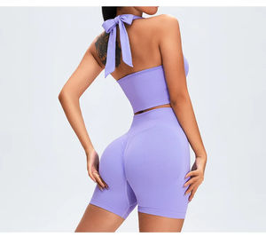 Taille haute Liquid Fabletics Short Custom Factory Imperméable Léger Noir Marron Avec Impression - Product Image 3