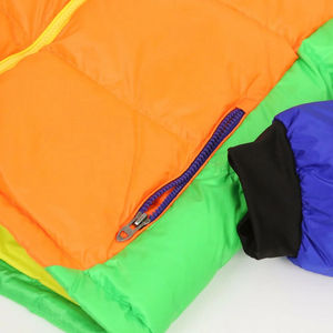 2026 Wholesale Men's Fashionable Winter <b>Fleece</b> Jacket New Design Shinny Bubble Windbreaker Thick Stand Collar Unisex - Product Image 6