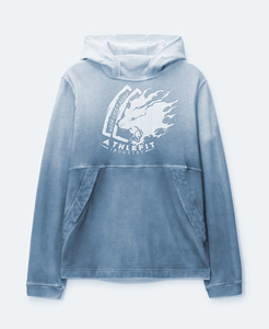 เสื้อฮู้ดโอเวอร์ไซส์วินเทจของผู้ชายเสื้อมีฮู้ดโอเวอร์ไซส์ผ้าฝ้าย100% ระบายอากาศได้ดีพิมพ์ลายกรดและผ้าไหม - Product Image 3