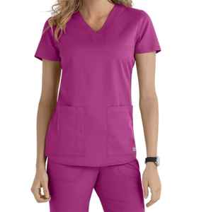 Uniforme Médico Quirúrgico para Hospital y Clínica, Uniforme de Enfermería y Doctor, Precio Económico, Alta Calidad, 100% Algodón de Punto, Ropa de Verano, Superventas - Product Image 2