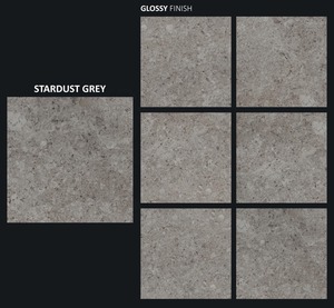 Stardust Gris 800x800mm Porcelaine 80x80cm Carreaux Mat Métallisé Marbre Madagascar - Product Image 1