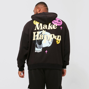 Sweat à capuche personnalisé 100% en coton imprimé bouffant Hommes Femmes Vente de gros OEM 2025 Fashion Streetwear - Product Image 3