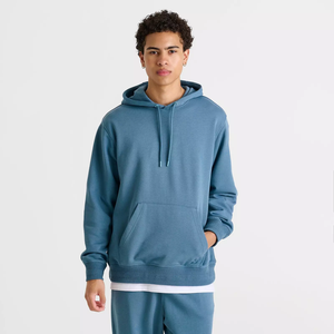 Sweat à capuche avec sweat à capuche intérieur brossé doux pour une tenue de soirée décontractée Sweat à capuche avec cordon de taille réglable - Product Image 3