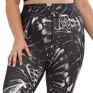 Mallas de mujer hechas a medida Sublimación Medias de yoga Ropa deportiva transpirable Suministro OEM - Product Image 2