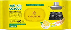 Lingettes humides antibactériennes modernes de haute qualité au parfum de citron pour le nettoyage puissant des graisses de la cuisine, du four et de la hotte, jetables - Product Image 3