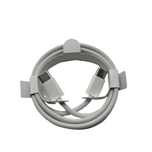 Promax Dual Type-C 60W Cable DE DATOS trenzado Carga rápida para Apple iPhone 15/16/17 y iPad Compatible con auriculares y cámara - Product Image 3