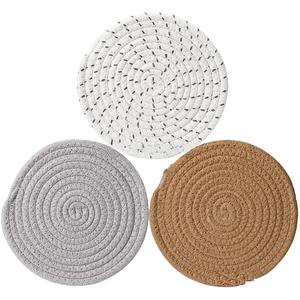 New Design Customized Luxury Fabric <b>Jute</b> <b>Placemats</b> <b>Jute</b> Coaster Elegant For Home Hotel Table Top Decor Usage In Wholesale - Product Image 6
