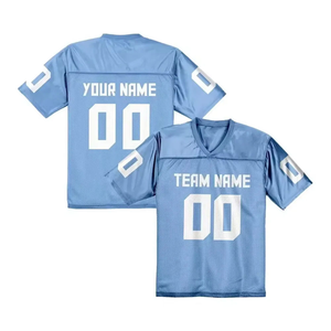 WAG style football fashion vintage plain grey American Football jersey limited edition jersey custom team name & logo jersey - Product Image 3