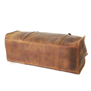 Hot Selling High Quality Genuine Leather Duffle <b>Bag</b> Men Leather Travel <b>Duffel</b> <b>Bag</b> for Sale - Product Image 3