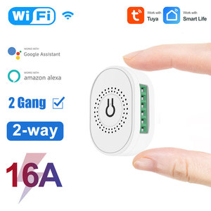 Tuya สวิตช์16A 2CH Wi-Fi อัจฉริยะอัจฉริยะพร้อมการควบคุมด้วยเสียงรองรับฟังก์ชั่นกำหนดเวลา PST-TMW02 - Product Image 2