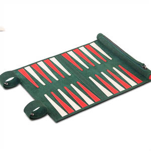 Boîte de backgammon de voyage personnalisée de haute qualité, écologique, en PU ou en cuir, avec plateau de jeu gravé pour les fêtes - Product Image 6