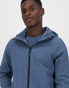 Veste Softshell Homme Imprimée Personnalisée Qualité Supérieure Style Vintage Urbain Imperméable Coupe-Vent à Capuche Hiver Extérieur Lettre - Product Image 3