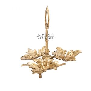 Bandeja decorativa de cobre antiguo diseño de hoja de latón hecho a mano Estilo Vintage elegante servicio y accesorio para el hogar con asa - Product Image 4