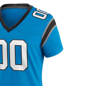 Diseña Tu Propio Jersey de Fútbol Americano con Impresión Digital Personalizada, Nuevo Diseño OEM, Transpirable, Mangas Cortas, Tallas Grandes - Product Image 5