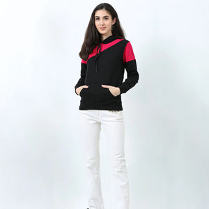 Pas cher prix femmes personnalisé haute qualité sweat à capuche style manches longues femmes sweats à capuche meilleure qualité coton matériel femmes sweats à capuche - Product Image 6