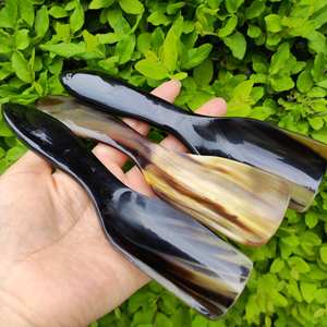 Cucharas de cuerno hechas a mano de alta calidad con mango Diseño moderno para condimentos de azúcar Ocasión de fiesta para mercados de exportación al por mayor - Product Image 2