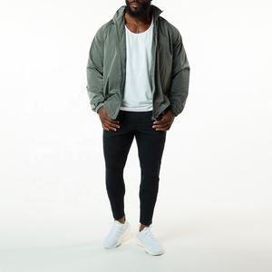 Wholesale Unique Breathable Waterproof Zip Stand Collar Gym <b>Workout</b> Windbreaker <b>Jacket</b> Fashion Quick Dry 100% Polyester Men - Product Image 5