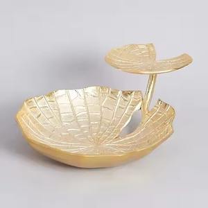 Bandeja de Aluminio Pulido Hecha a Mano para Servir Dátiles, con Tapa, Moderna, para Fiestas Islámicas, Mesa Árabe, Apta para Microondas - Product Image 3