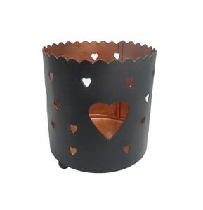 โถเทียนทองแดงสำหรับตกแต่งโต๊ะทำด้วยมือ - Product Image 3